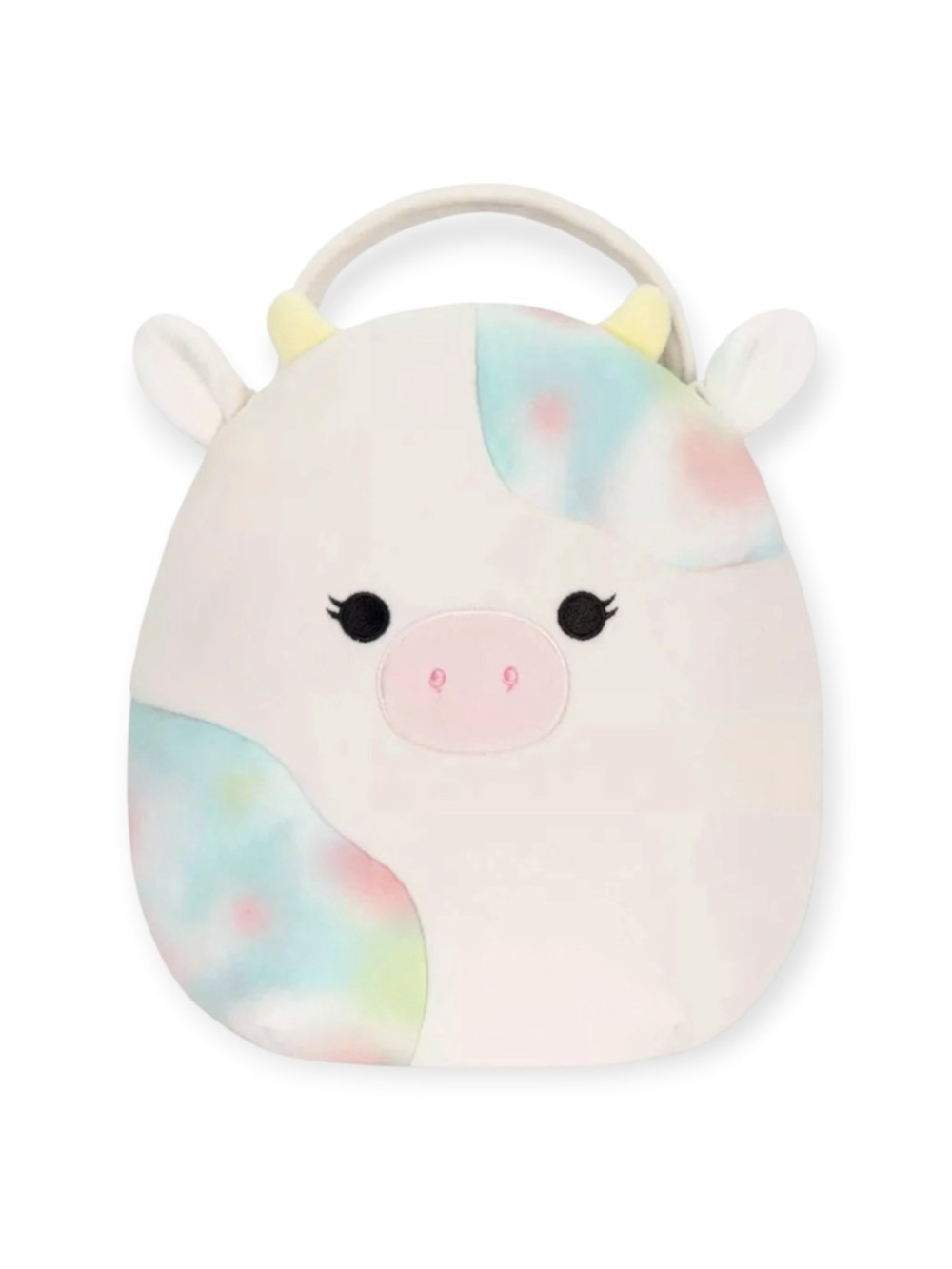 Squishmallows 12" Treat Pail Candess The Cow Easter Basket Halloween NEW